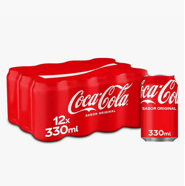 CocaCola bebidas con gas refrescande de 330ml con mejor precios