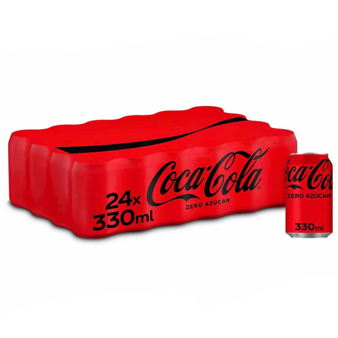 Coca-Cola Zero Azúcar, Refresco de Cola sin Azúcar, sin Calorías