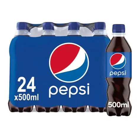 Pepsi regular Refresco de cola botellas de 500 ml