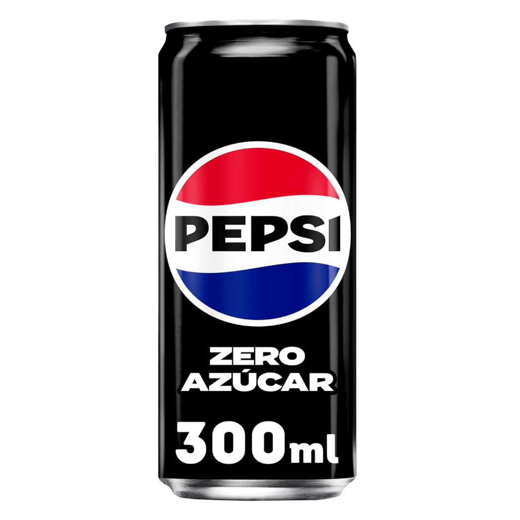 Pepsi zero Refresco de cola con cero azúcar y cero calorías