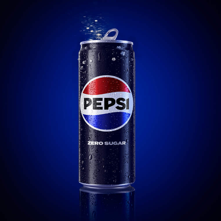 Pepsi zero Refresco de cola con cero azúcar y cero calorías