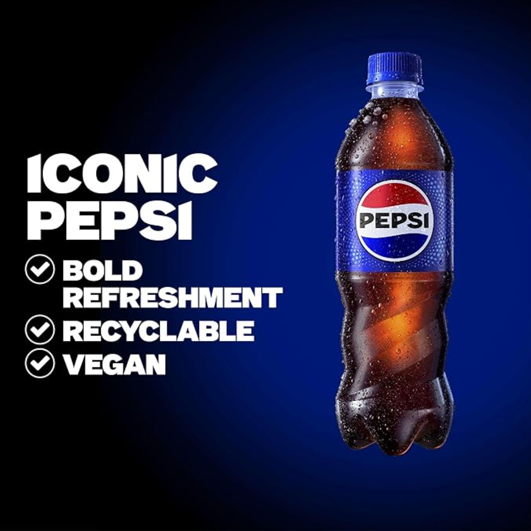 Pepsi regular Refresco de cola botellas de 500 ml