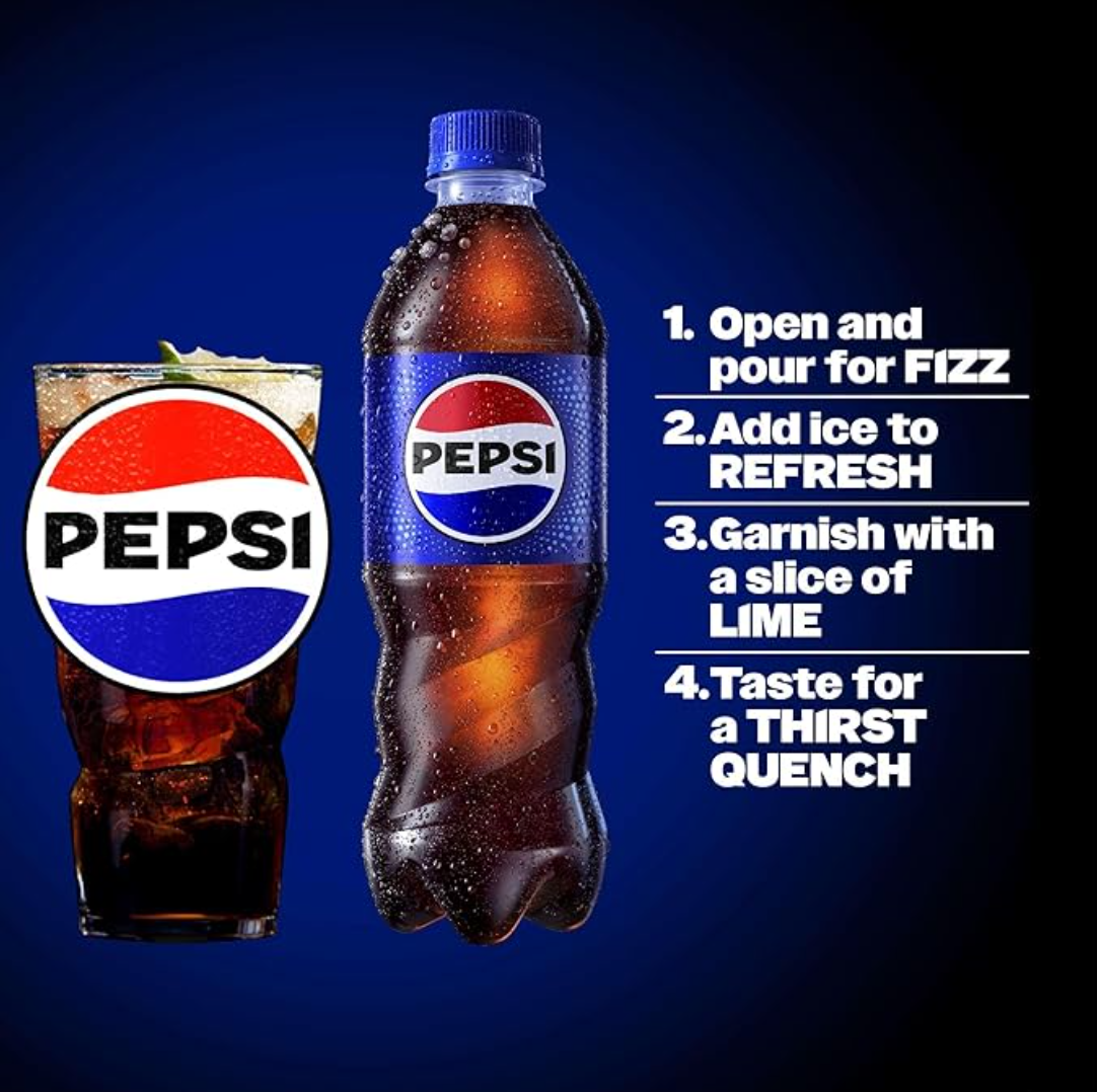 Pepsi regular Refresco de cola botellas de 500 ml