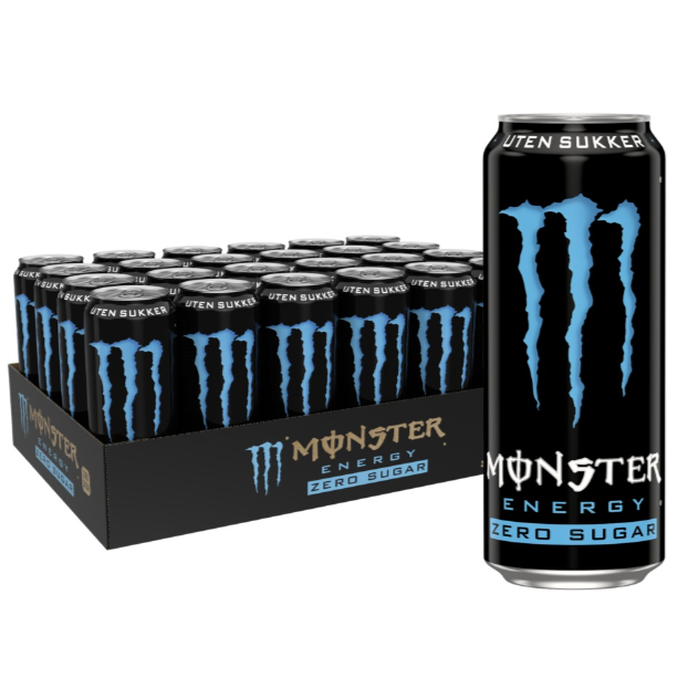 MONSTER ABSOLUTELY ZERO 500ML Bebida energética 500ml